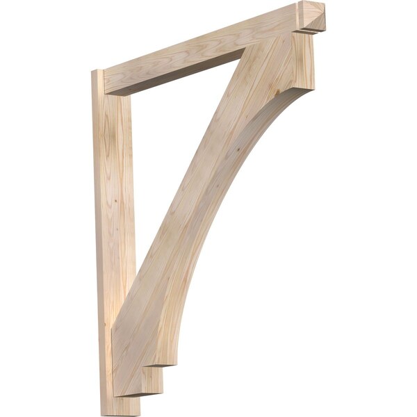 Ekena Millwork Imperial Arts & Crafts Smooth Outlooker, Douglas Fir, 5 1/2"W x 48"D x 48"H OUT06X48X48IMP03SDF - main